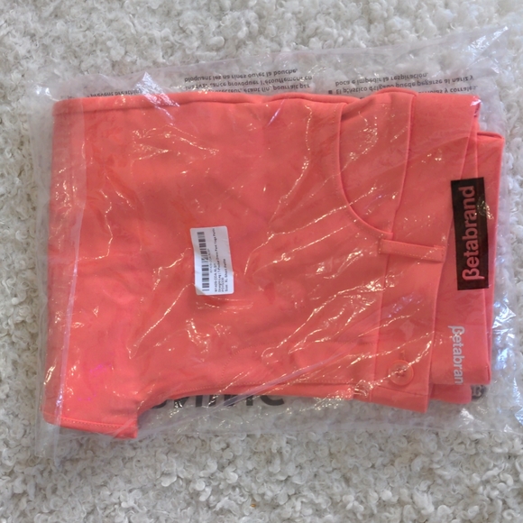 Betabrand 7 pocket Dress Pant Yoga Pants, NWOT never worn, Coral XL-Short Petite - Picture 11 of 11